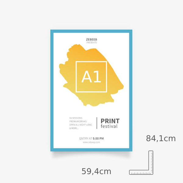 Affiche A1 : une impression sur mesure avec Zebeep