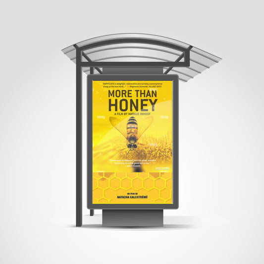 Bus shelter poster 