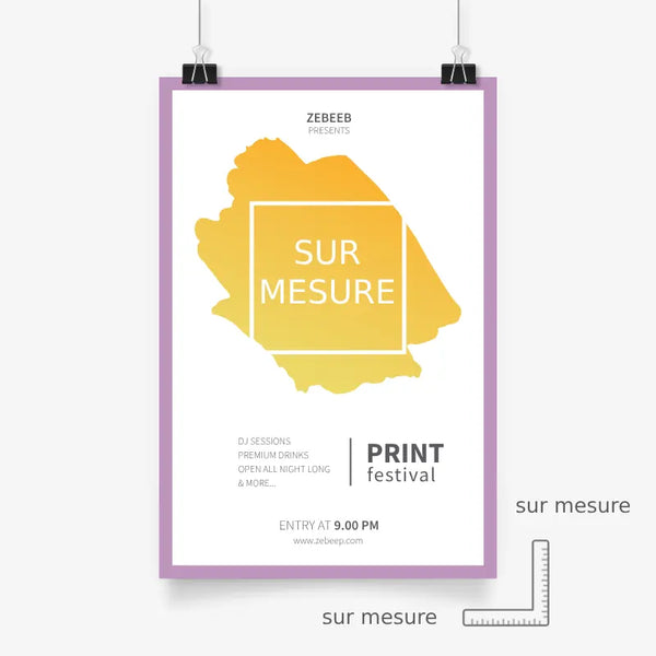 Affiche sur mesure