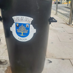 Waste garbage can sticker